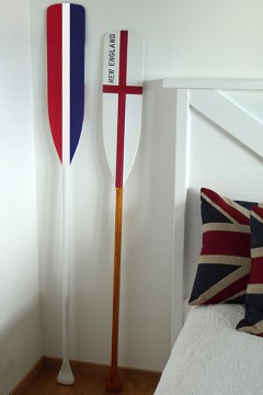 Paddlar med olika New England motiv
