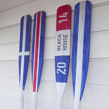 Åror i New England stil som passar till din marina inredning.