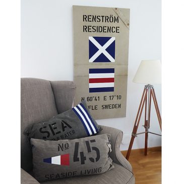 KLASSISKA FÄRGER OCH SIGNALFLAGGOR I NEW ENGLAND-STIL