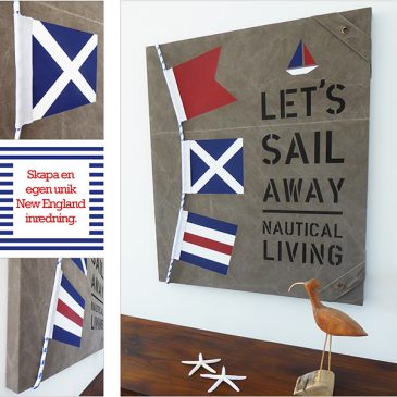 SIGNALFLAGGOR PASSAR TILL DIN NEW ENGLAND INREDNING!