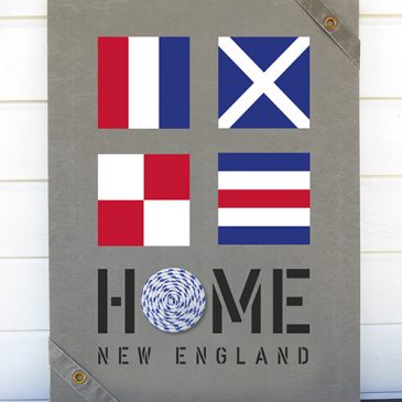 NEW ENGLAND HOME – TAVLOR OCH KUDDAR I MARIN STIL!