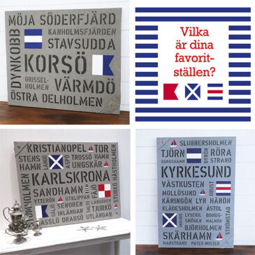 TAVLOR MED ALLA DINA FAVORITPLATSER PÅ ETT STÄLLE!